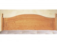 Airsprung New Hampshire 4ft Small Double Wooden Headboard In Cinnamon Thumbnail