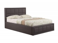 Sweet Dreams Sia 4ft Small Double Grey Fabric Ottoman Bed Frame Thumbnail