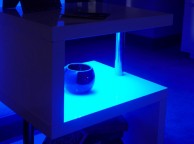 GFW Polar White Gloss LED Side Table Thumbnail