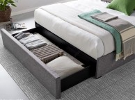 Kaydian Gosforth 4ft6 Double Charcoal Fabric Bed Thumbnail