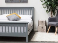Sleep Design Adlington 4ft6 Double Grey Wooden Bed Frame Thumbnail