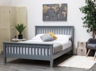 Sleep Design Adlington 5ft Kingsize Grey Wooden Bed Frame Thumbnail