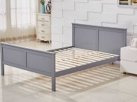 Sleep Design Tabley 4ft6 Double Grey Wooden Bed Frame Thumbnail