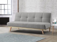 Birlea Snug Light Stone Grey Fabric Sofa Bed Thumbnail