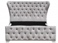 Sleep Design Bridewell 4ft6 Double Grey Velvet Bed Frame Thumbnail