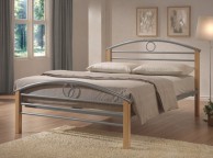 Limelight Pegasus 4ft Small Double Silver Metal Bed Frame Thumbnail