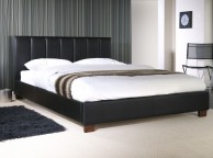 Limelight Pulsar Black 4ft6 Double Faux Leather Bed Frame Thumbnail