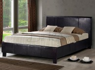 Birlea Berlin 4ft6 Double Brown Faux Leather Bed Frame Thumbnail