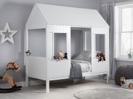 Birlea Treehouse 3ft Single White Wooden Bed Frame Thumbnail