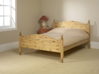 Friendship Mill Orlando High Foot End 4ft Small Double Pine Wooden Bed Thumbnail