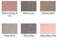 Serene Ripon 5ft Kingsize Fabric Bed Frame (Choice Of Colours) Thumbnail