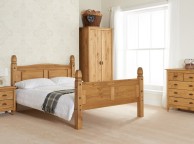Birlea Corona 4ft6 Double Pine Bed Frame with High Footend Thumbnail
