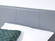 GFW End Lift Ottoman 5ft Kingsize Grey Faux Leather Bed Frame Thumbnail