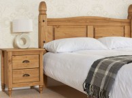 Birlea Corona 4ft6 Double Pine Bed Frame with High Footend Thumbnail