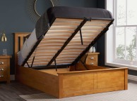 Birlea Phoenix 4ft Small Double Ottoman Lift Wooden Bed Frame In Oak Thumbnail
