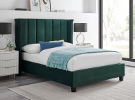 Limelight Polaris 5ft Kingsize Emerald Green Fabric Bed Frame Thumbnail