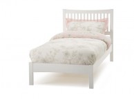 Serene Mya Opal White 3ft Single Wooden Bed Frame Thumbnail