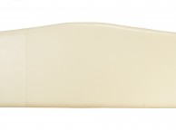 Serene Rosa 4ft6 Double Cream Faux Leather Headboard Thumbnail