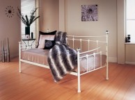 Limelight Cetus 3ft Single Ivory Metal Day Beds Thumbnail