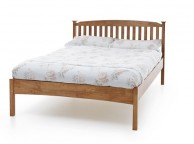 Serene Eleanor 5ft King Size Oak Finish Wooden Bed Frame with Low Footend Thumbnail