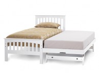 Serene Amelia 3ft Single White Wooden Guest Bed Frame Thumbnail