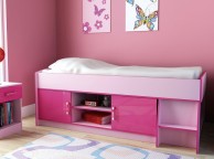GFW Ottawa 2 Tones Gloss Pink Cabin Bed Thumbnail