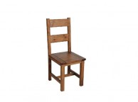 Core Denver Pair Of Pine Dining Chairs With Seat Pads Thumbnail