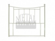 Metal Beds Bristol 3ft Single Ivory Headboard Thumbnail