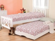 Sweet Dreams Mystery 3ft Single White Wooden Guest Bed Frame Thumbnail