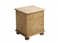 New Design Prince Waxed Oak Finish Wooden Work Box Thumbnail