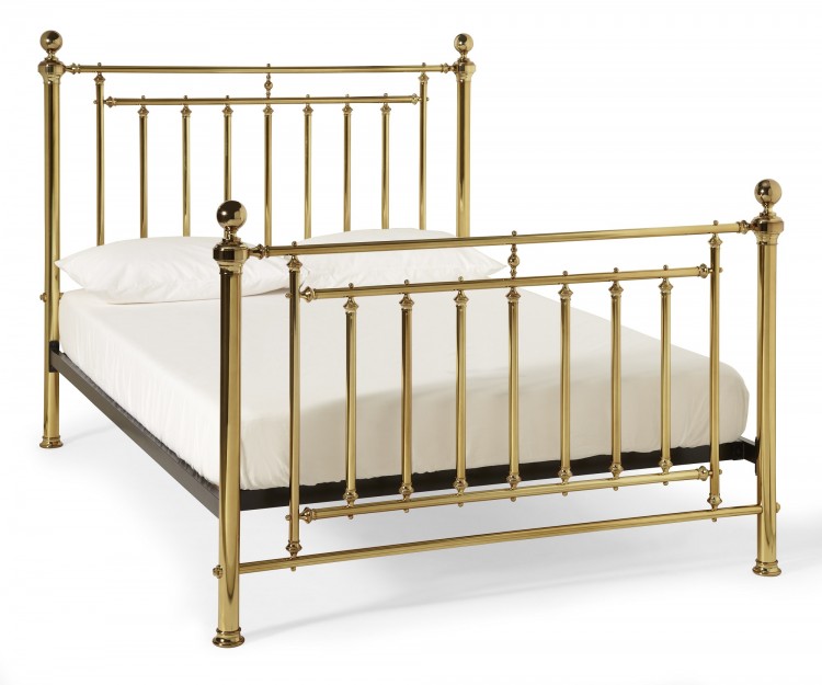 Serene Solomon 6ft Super King Size Brass Metal Bed Frame By Super King Size Brass Metal Bed Frame Serene