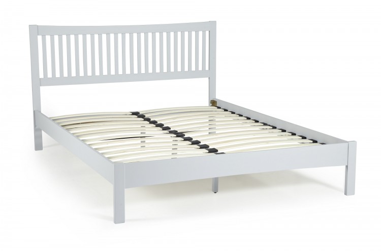 Serene Mya Grey 4ft Small Double Wooden Bed Frame By Furnishings Grey 4ft Small Double Wooden Bed Frame Serene