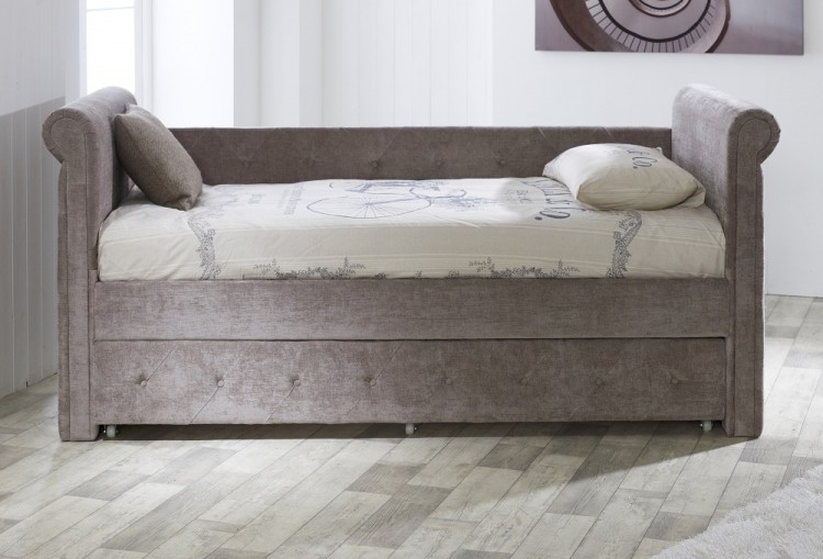 Limelight Zodiac Day Bed And Trundle Guest Bed In Mink