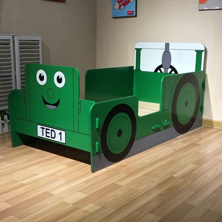 Kidsaw Jcb Digger Junior First Fun Fun Bed Frame