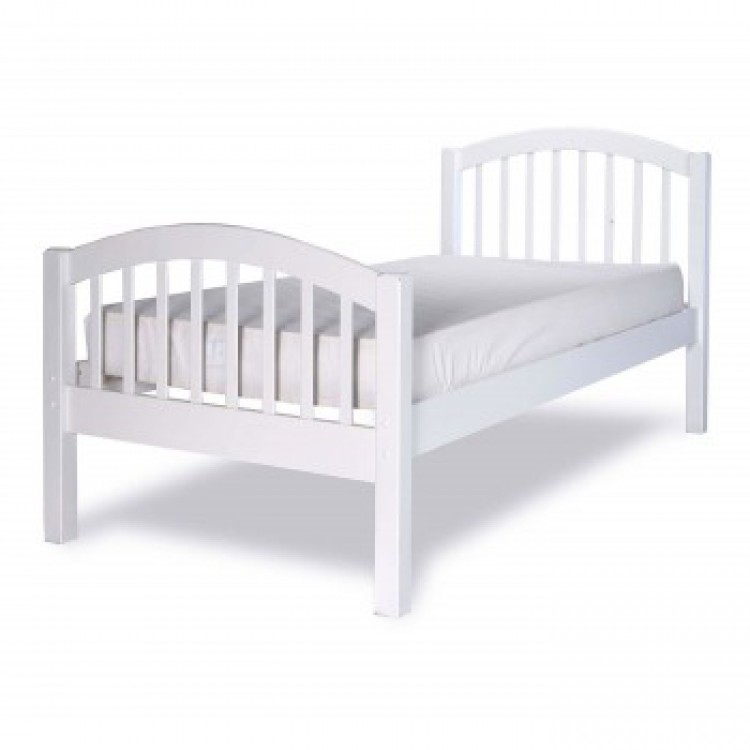 white pine single bed frame