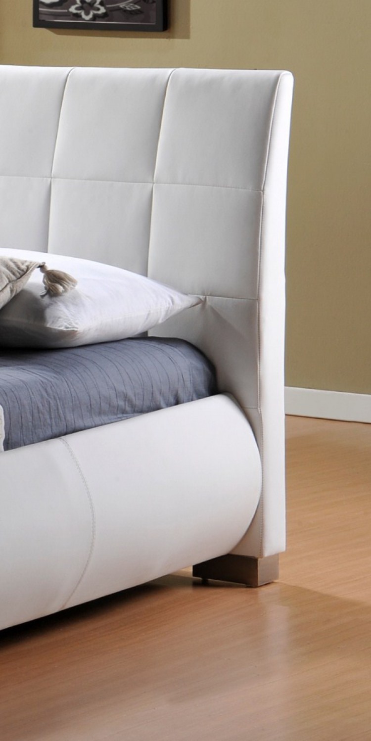 2033limelightdorado4ft6doublewhitefauxleatherbedframe. 750 x 1498