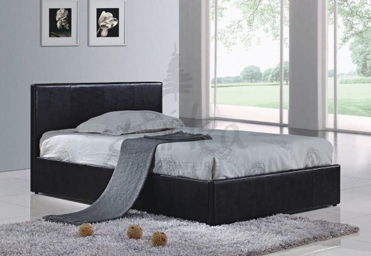 Faux Leather Bed Frame 750 x 517