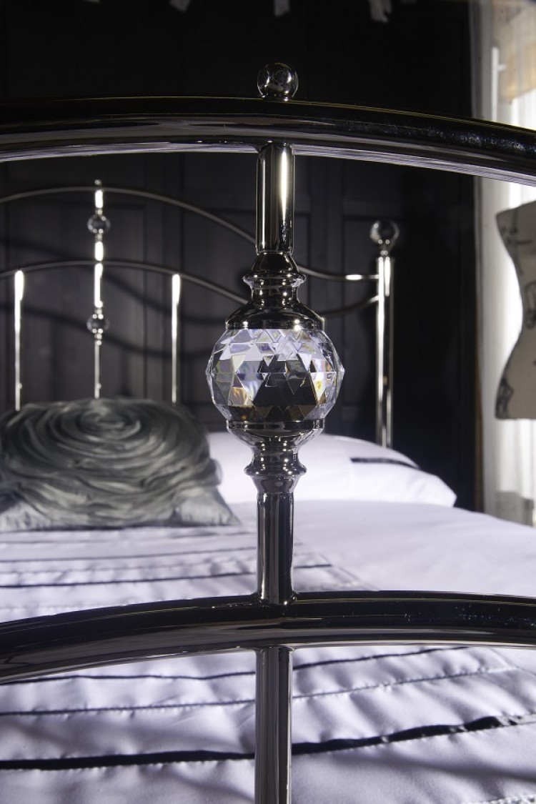 Adjustable Bed Base >> Limelight Cygnus 5ft Kingsize Chrome Metal Bed Frame with Crystals by Limelight Beds Adjustable Bed Base >> Limelight Cygnus 5ft Kingsize Chrome Metal Bed Frame with Crystals by Limelight Beds