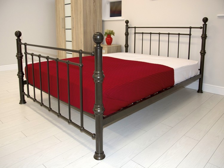 GFW Kensington 4ft6 Double Antique Copper Metal Bed Frame by GFW