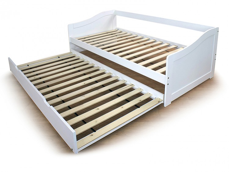 Gfw Oregon 3ft Single White Wooden Day Guest Bed Frame By White Wooden Day Guest Bed Frame Gfw
