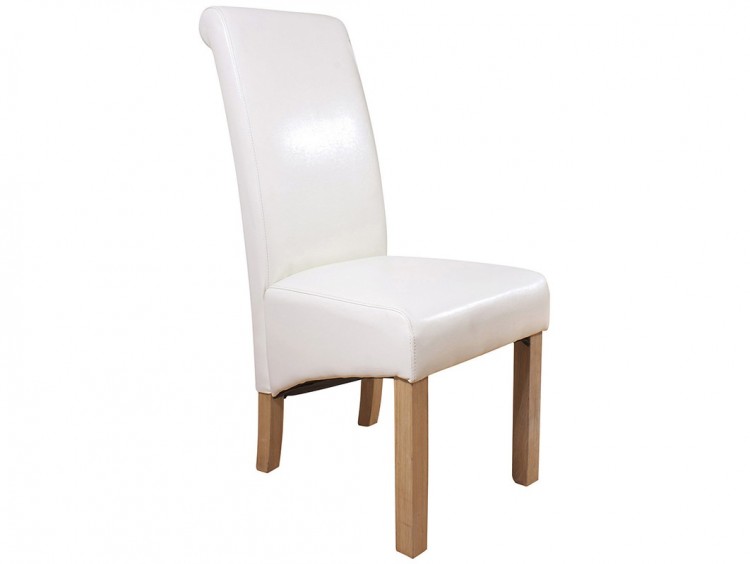 Gfw Hudson Pair Of Cream Faux Leather Dining Chairs Bundle Deal By Gfw Hudson Cream Faux Leather Dining Chair