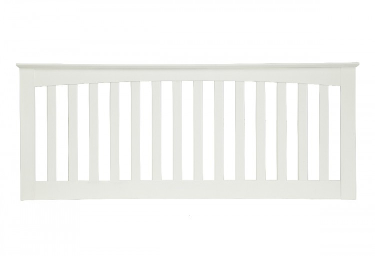 Serene Amelia 6ft Super Kingsize White Wooden Headboard By Serene Amelia 6ft Super Kingsize White Wooden Headboard