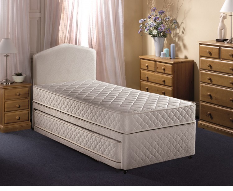 Airsprung Quattro 2ft6 Small Single Divan Guest Bed By