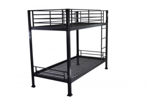 Metal Beds 3ft Single Black Metal No Bolt Bunk Bed
