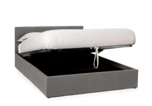 Serene Evelyn 6ft Super Kingsize Steel Fabric Ottoman Bed