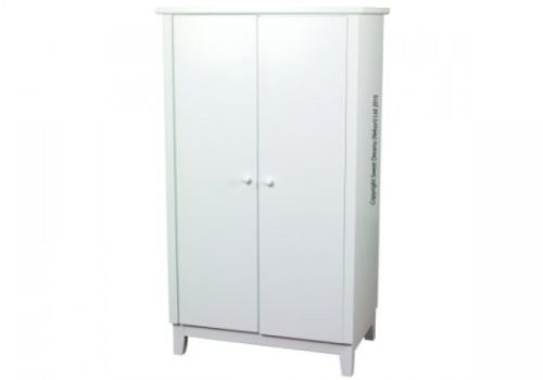 Sweet Dreams Ruby White 2 Door Wardrobe