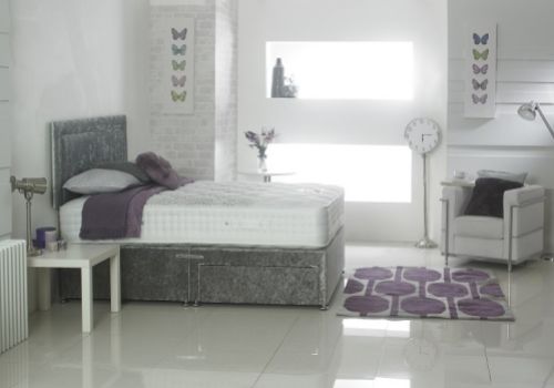 Dura Bed Cirrus 2000 Luxury Divan Bed 6ft Super Kingsize with 2000 Pocket Springs