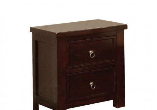 Sweet Dreams Curlew 2 Drawer Bedside Cabinet in Cognac