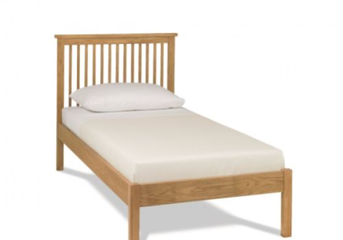 Bentley Designs Atlanta Oak 3ft Single Low Foot End Bed Frame