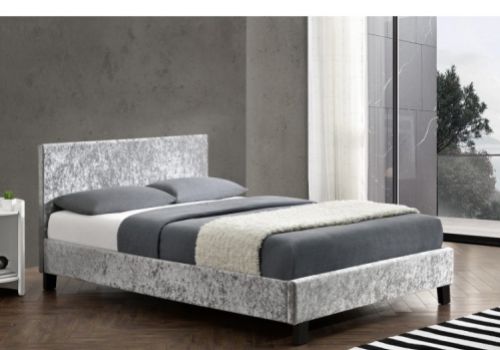 Birlea Berlin 4ft6 Double Steel Fabric Bed Frame
